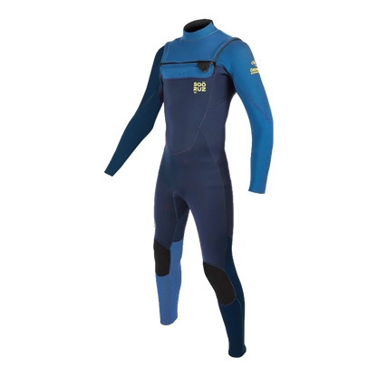 Soöruz - Combinaison intégrale - Fly + front zip 4/3 mm bleu Soöruz
