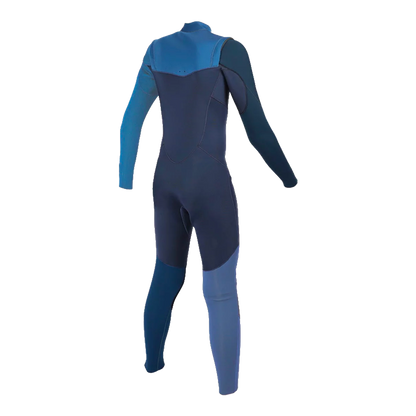 Soöruz - Combinaison intégrale - Fly + front zip 4/3 mm bleu Soöruz