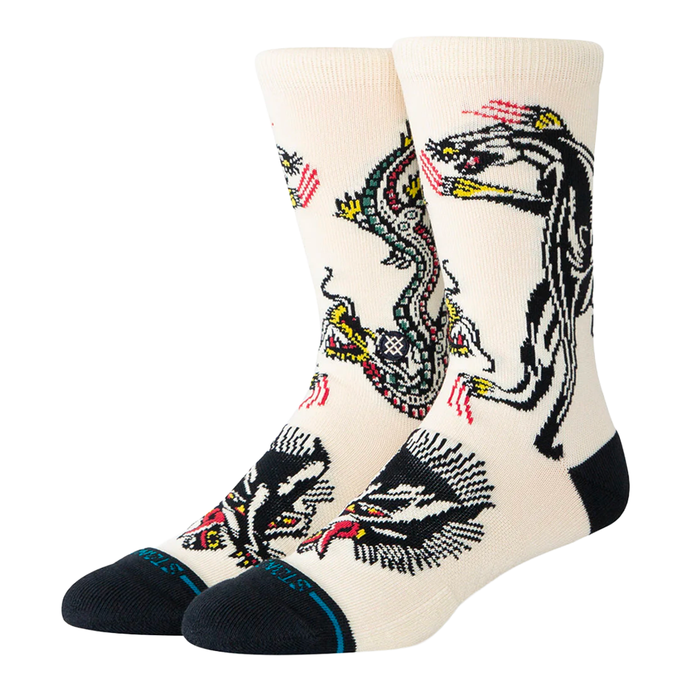 Stance - Chaussettes - Battle crew beige United legwear & apparel Europe B.V.