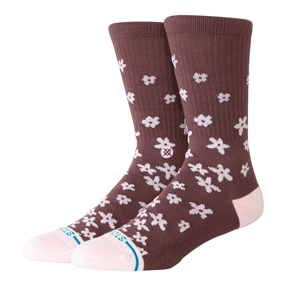 Stance - Chaussettes - Floral dreams crew marron United legwear & apparel Europe B.V.