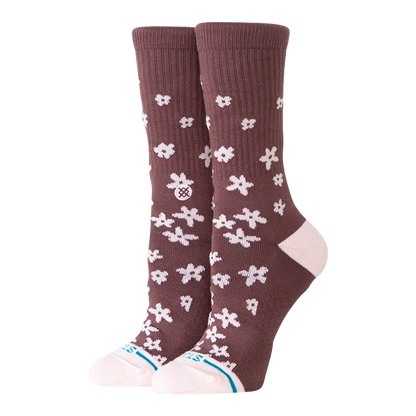 Stance - Chaussettes - Floral dreams crew marron United legwear & apparel Europe B.V.