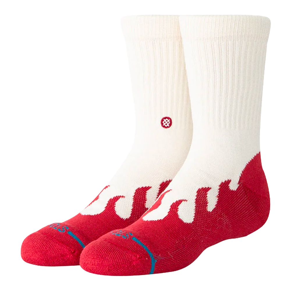 Stance - Chaussettes - Kids heating up crew rouge United legwear & apparel Europe B.V.