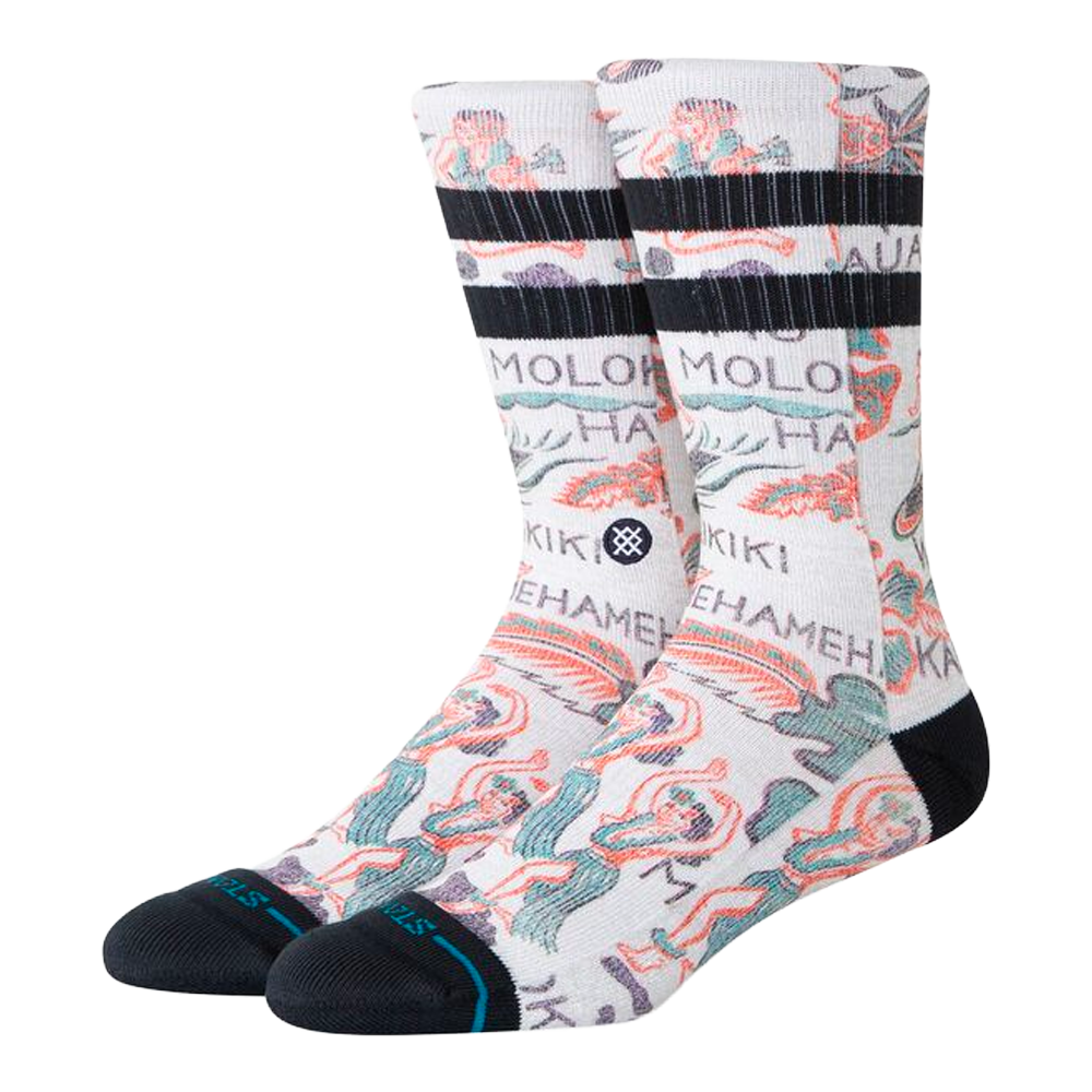Stance - Chaussettes - Lei lei crew gris United legwear & apparel Europe B.V.