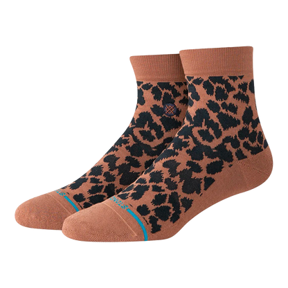 Stance - Chaussettes - Love leopard lowrider marron United legwear & apparel Europe B.V.