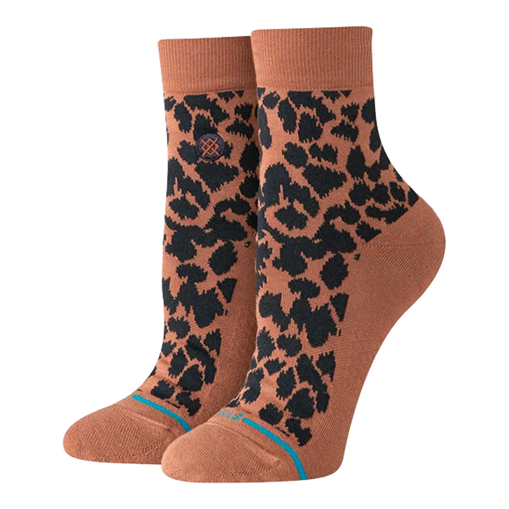 Stance - Chaussettes - Love leopard lowrider marron United legwear & apparel Europe B.V.