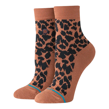 Stance - Chaussettes - Love leopard lowrider marron United legwear & apparel Europe B.V.