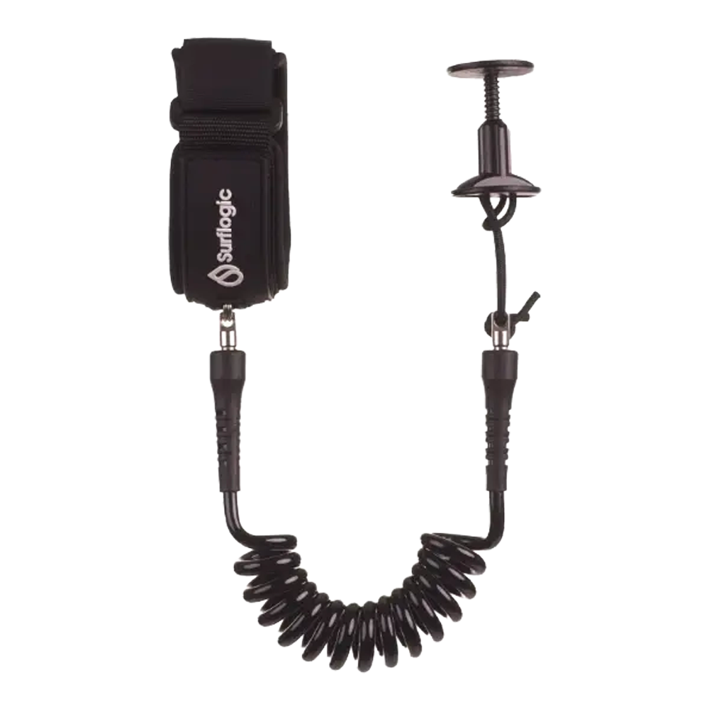 Surflogic - Leash bodyboard - Leash coil bicep noir Surflogic Hardware