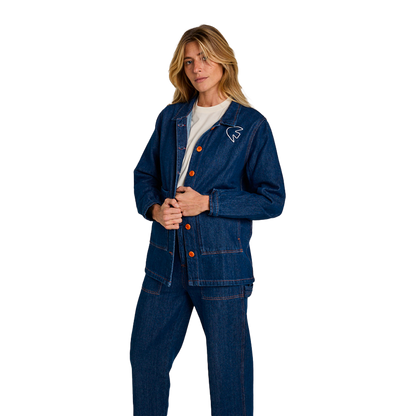 Graine - Veste femme - Paraboot bleu