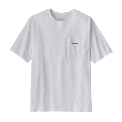 Patagonia - Boardshorts - M's Boardshort Logo Pocket Responsibili-Tee blanc Patagonia Purpose Trust