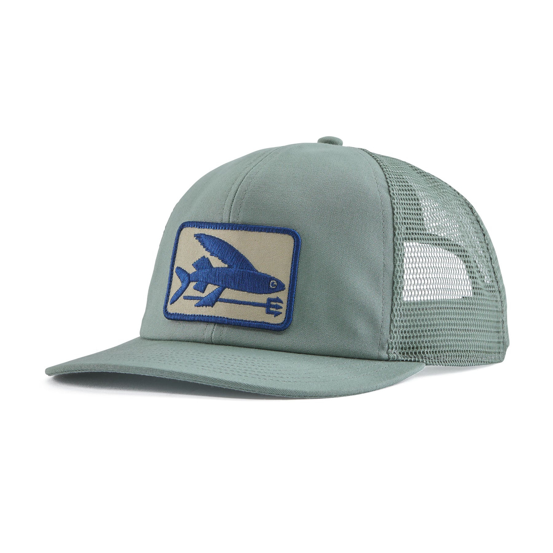 Patagonia - Casquettes - Flying Fish Relaxed Trucker Hat vert Patagonia Purpose Trust