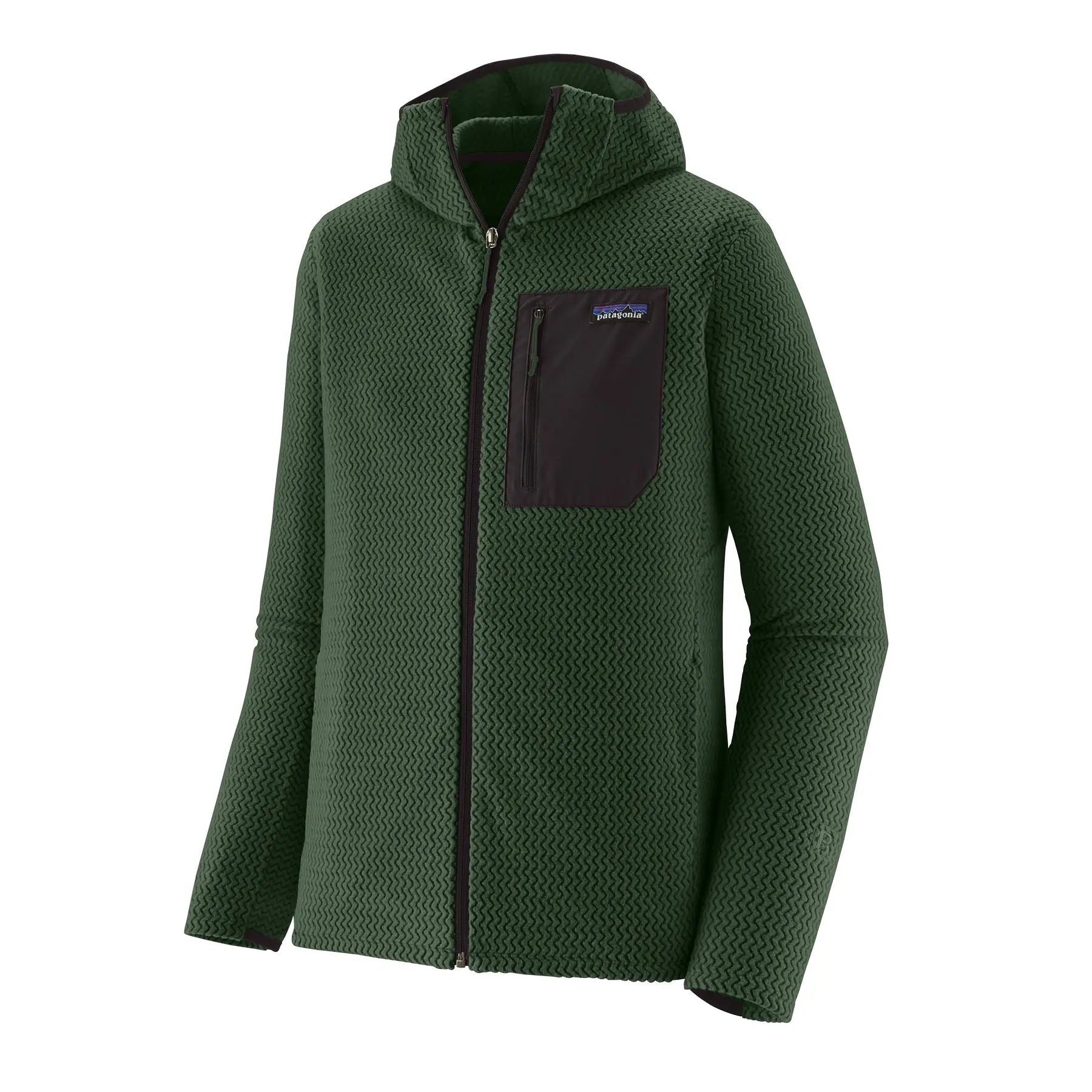 Patagonia - Sweats & hoodies - M's R1 Air Full-Zip Hoody vert Patagonia Purpose Trust