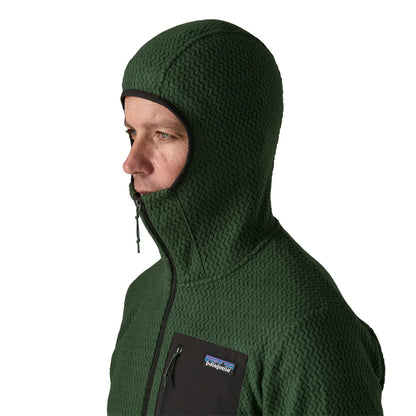 Patagonia - Sweats & hoodies - M's R1 Air Full-Zip Hoody vert Patagonia Purpose Trust