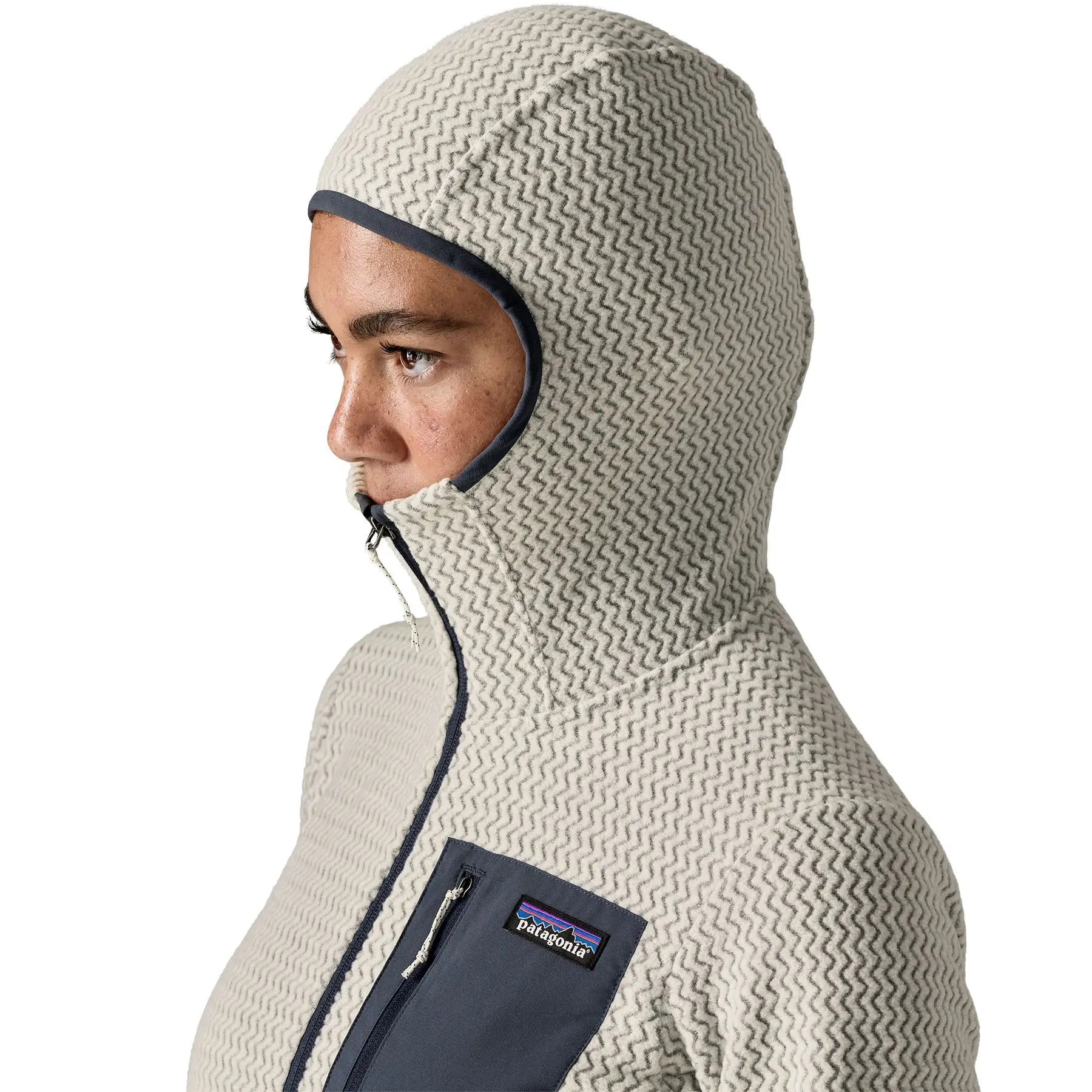 Patagonia - Sweats & hoodies - W's R1 Air Full-Zip Hoody blanc Patagonia Purpose Trust