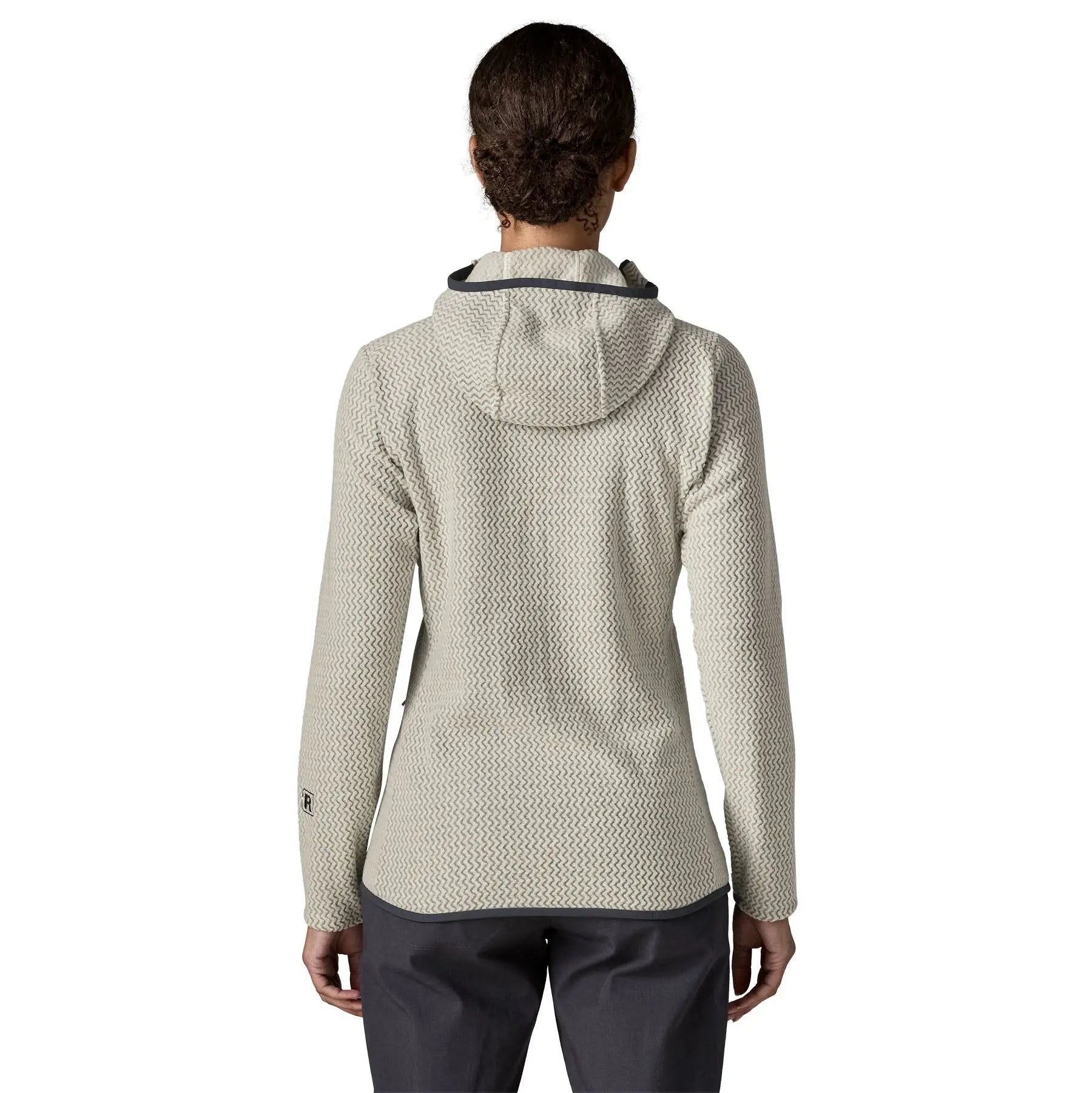 Patagonia - Sweats & hoodies - W's R1 Air Full-Zip Hoody blanc Patagonia Purpose Trust