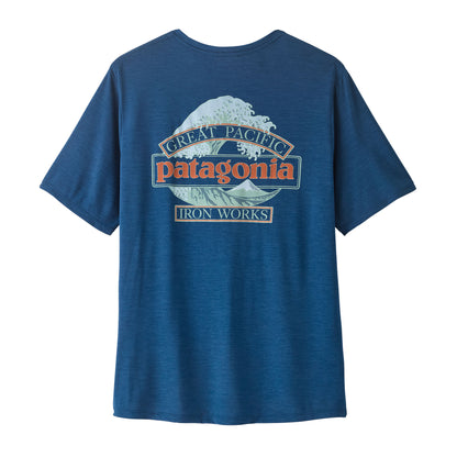 Patagonia - Casquettes - M's Cap Cool Daily Shirt - Great Waves bleu Patagonia Purpose Trust