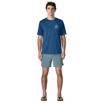 Patagonia - Casquettes - M's Cap Cool Daily Shirt - Great Waves bleu Patagonia Purpose Trust
