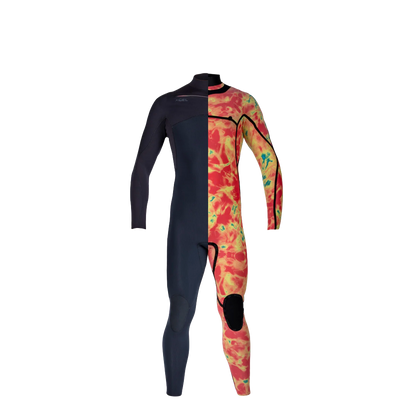 XCEL - Fullsuits - Comp X hooded 4,5/3,5 mm noir Viral surf