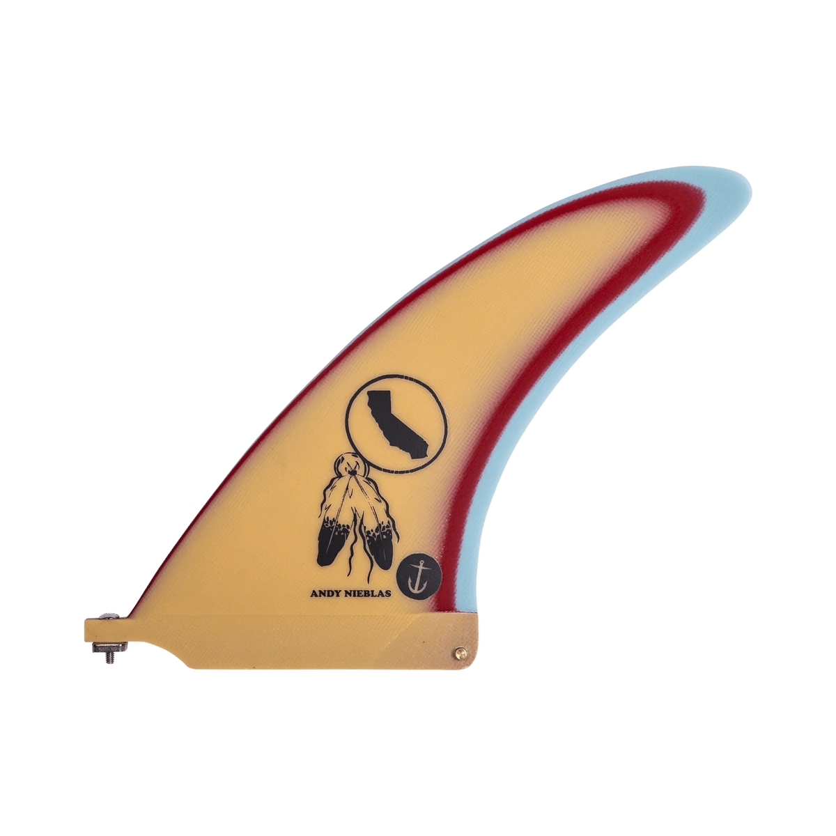 Captain fin & Co - Fin single - Andy Nieblas 7.5" yellow