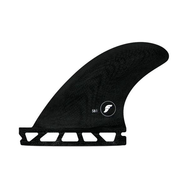 Futures - Fins side bytes - FSB1 solid black glass