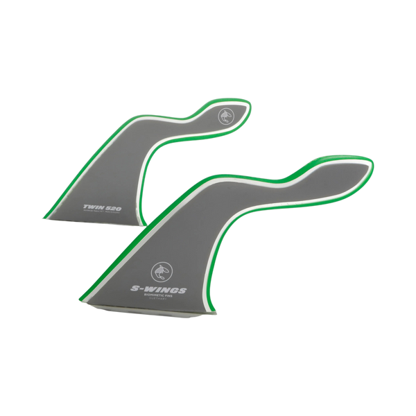 S-wings - Fin twin - 520 Twin green - photo 1