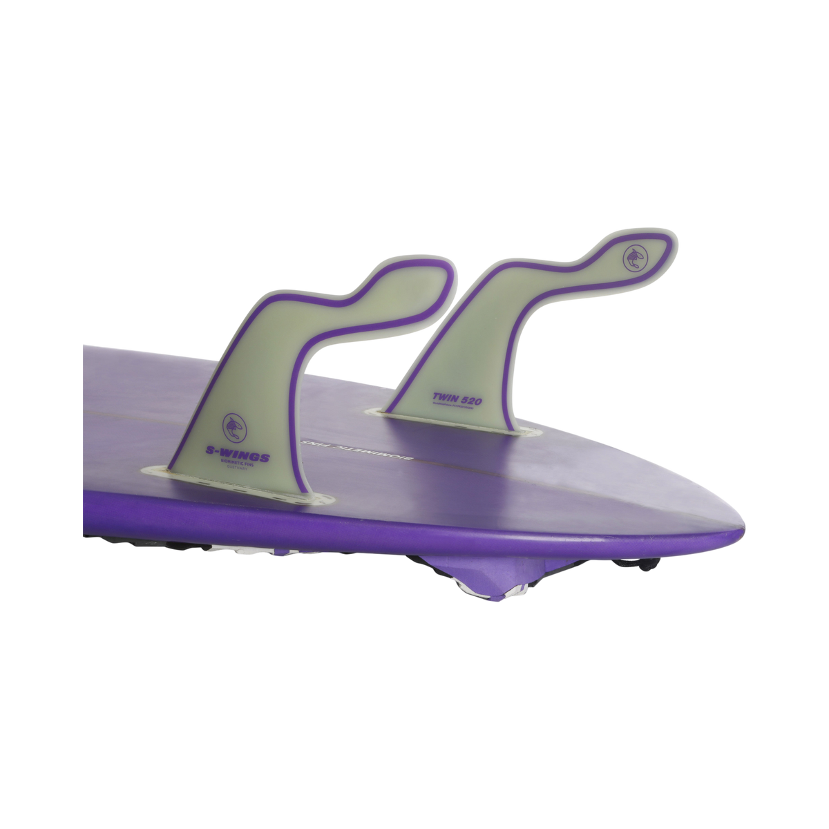 S-wings - Fin twin - 520 Twin purple - photo 1