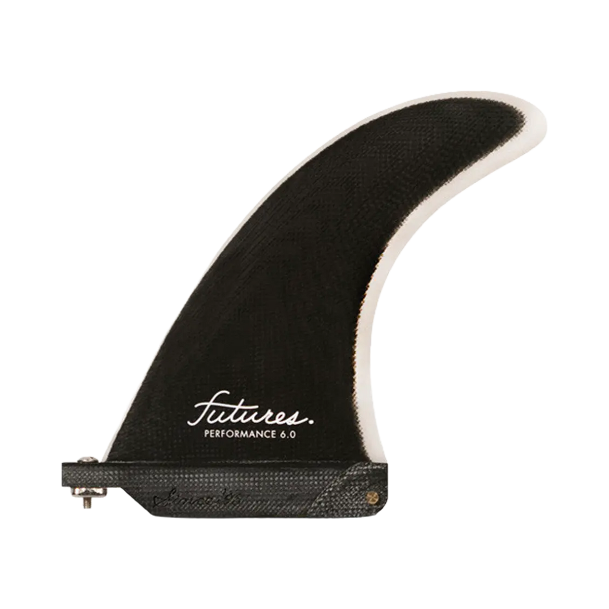 Futures - Fins Single - Performance Glass Fibre 6" Black Viral Surf