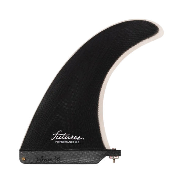 Futures - Ailerons Single - Performance Fibre de verre 8" noir