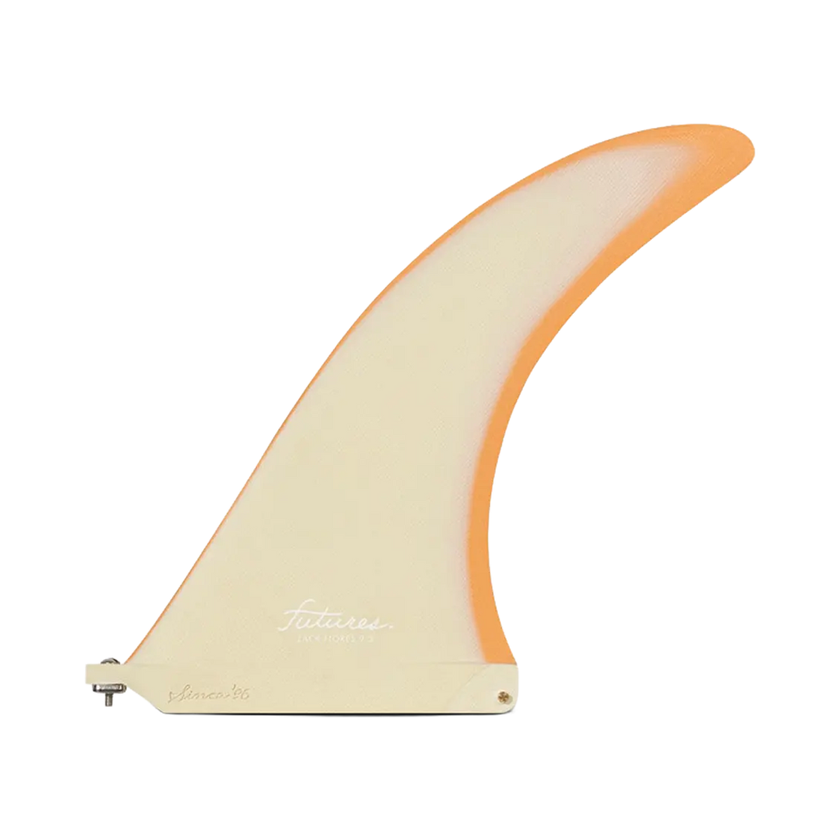 Futures - Fins Single - Zack Flores Glass fiber 9.5" orange Viral surf