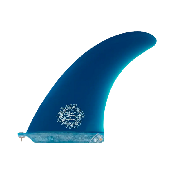 Futures - Ailerons Single - Brewer Fibre de verre 7.5" bleu