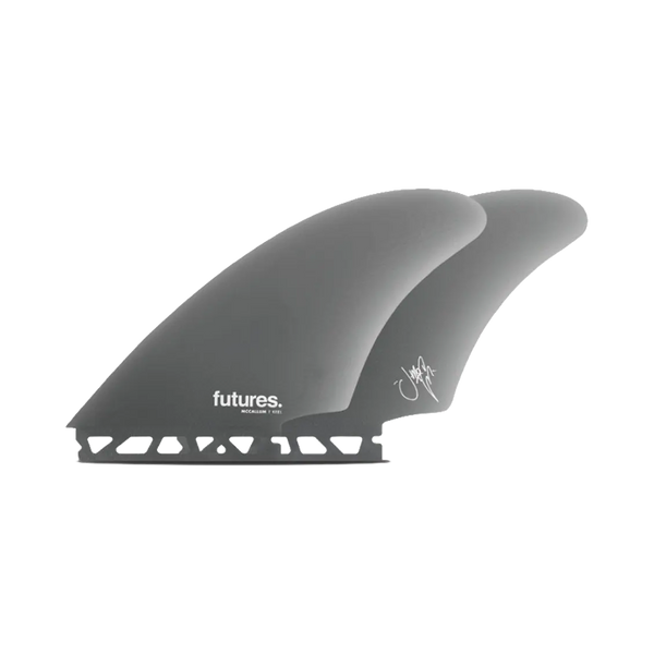 Futures - Ailerons Keels - McCallum Fibre de verre gris