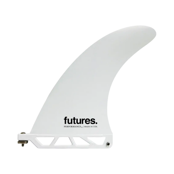 Futures - Ailerons Single - Performance Thermotech 6" blanc