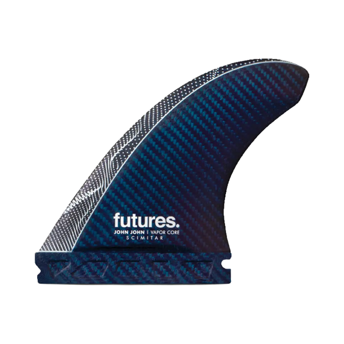 Futures - Fins Thrusters - John John Florence vapor core scimitar carbon blue viral surf