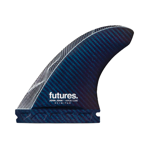 Futures - Ailerons Thrusters - John John Florence scimitar vapor core Carbon Bleu