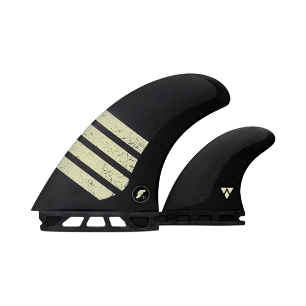 Futures - + Fins Twin 1 - FT1 +1 Alpha series Black carbon