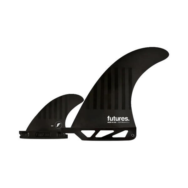 Futures - 1 Fins + 2 - Alpha series Black carbon