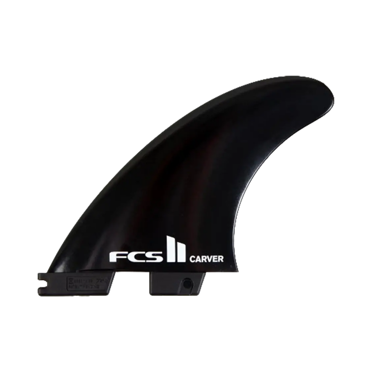 FCS II - Ailerons Thrusters - Carver Fibre de verre flex noir Surf Hardware International
