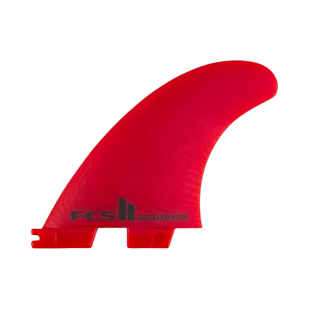 FCS II - Fins Thrusters - Accelerator Neo glass eco red Surf Hardware International