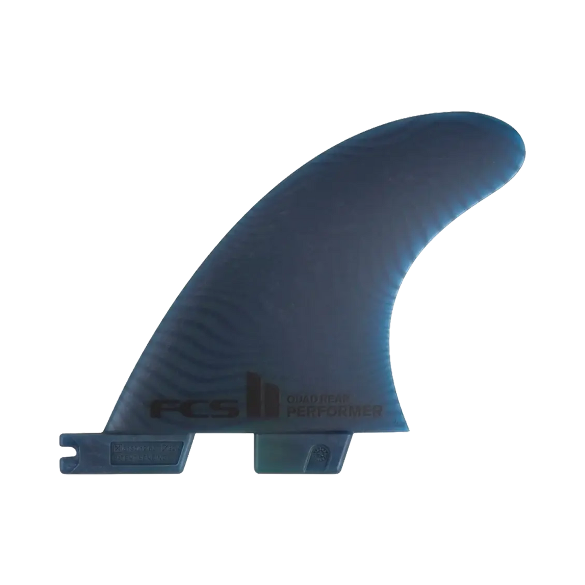 FCS II - Fins Quad - Performer rear retail Neo glass eco blue Surf Hardware International