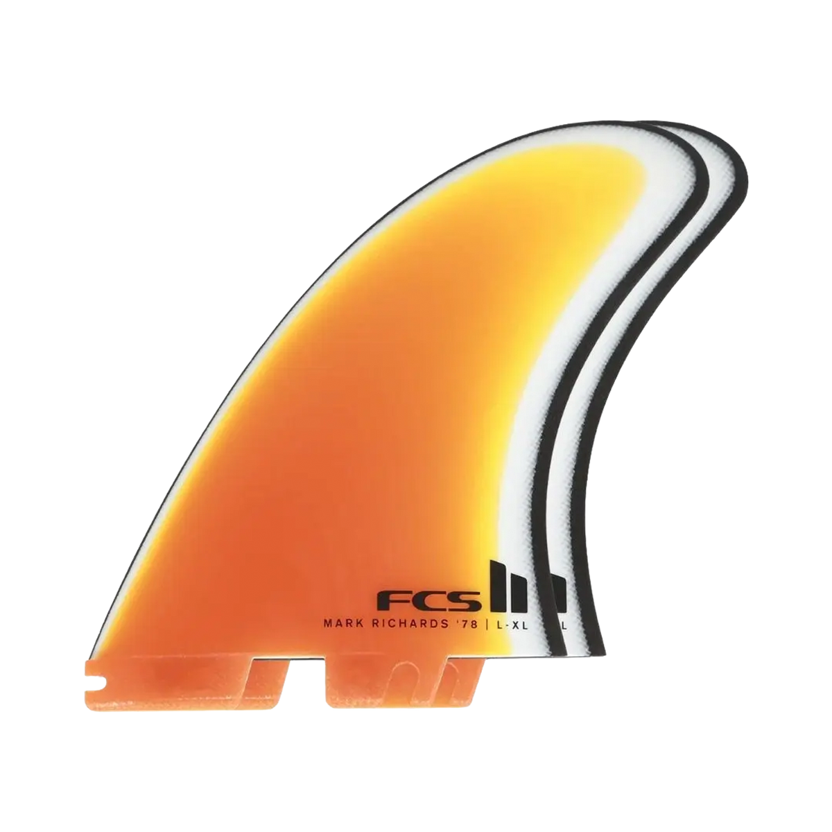 FCS II - Fins Twins - MR'78 Performance Core orange Surf Hardware International