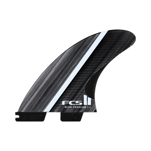 FCS II - Fins Thrusters - MF Fusion tri retail fins Black Glass Fibre