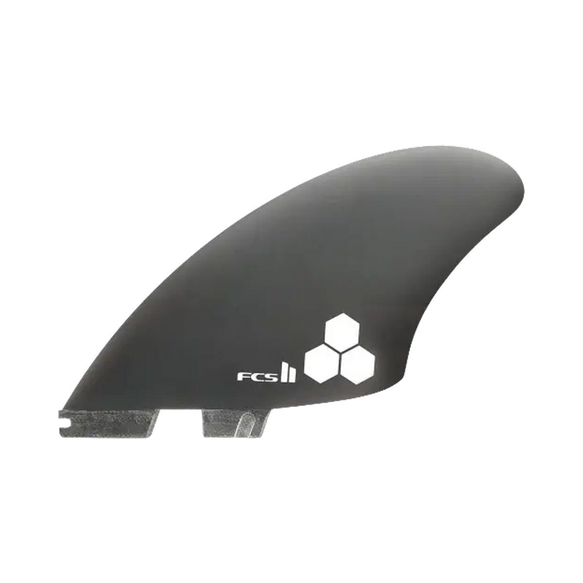 FCS II - Fins Twins - CI keel Retail Black Fibre Glass fins Surf Hardware International