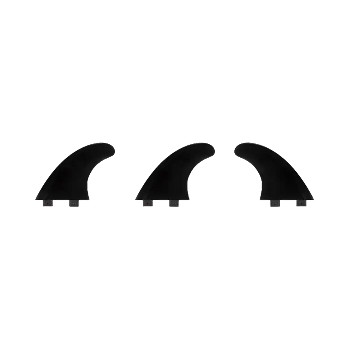 Surflogic - Fins Thrusters - Set standard Black Single tab Surflogic Hardware