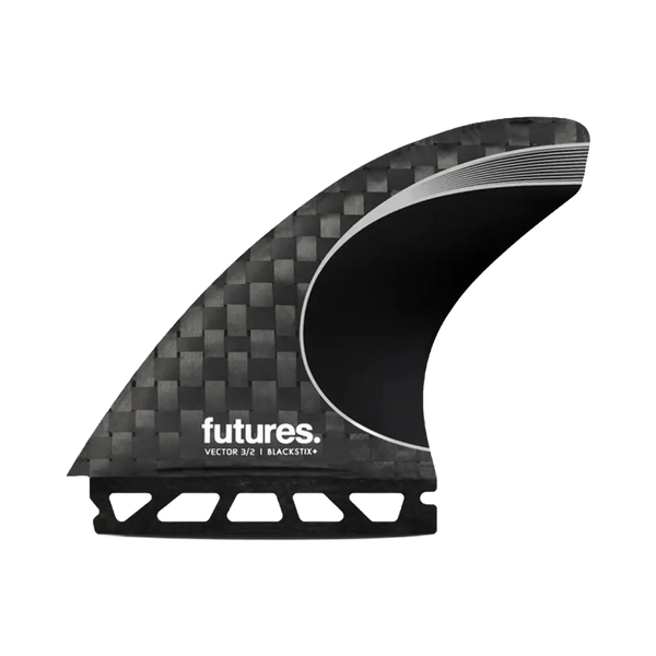 Futures - Fins Thrusters - Vector 3/2 blackstix silver noir