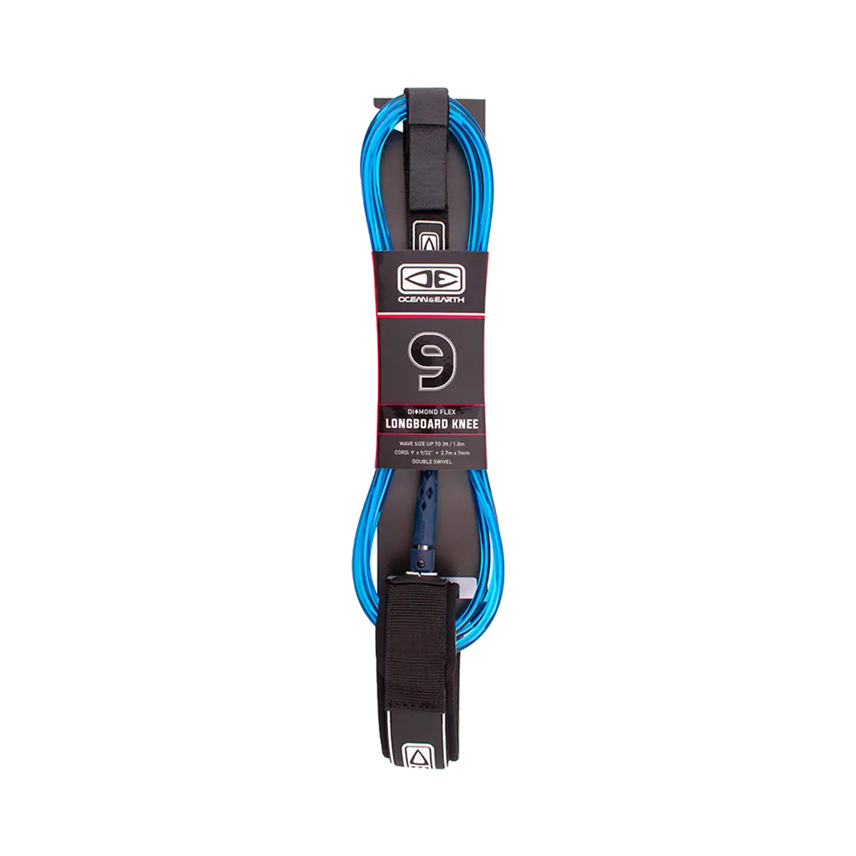 Ocean and Earth - Leash - Blue knee 9' Surfshop - Shapers Club House