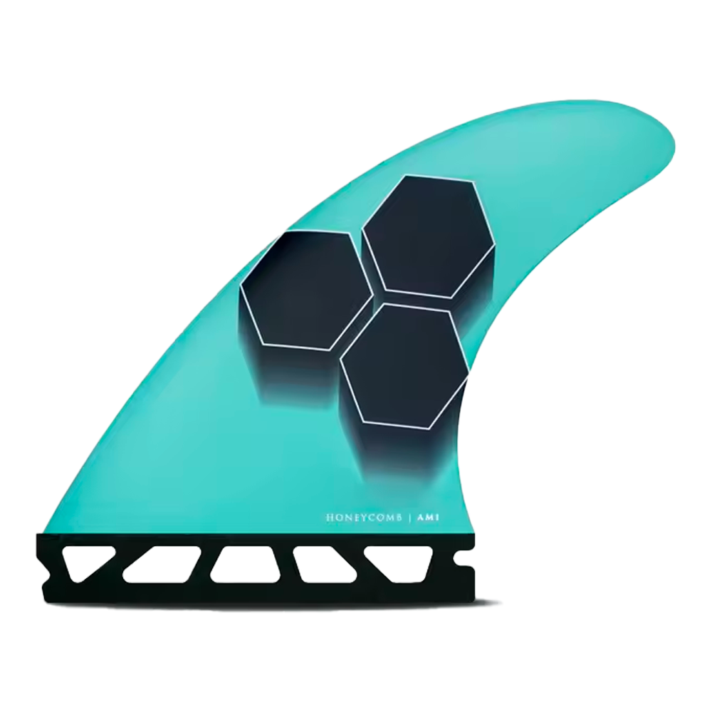 Futures - Ailerons thruster - AM1 Honeycomb RTM turqoise
