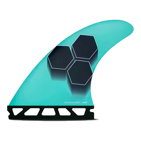 Futures - Ailerons thruster - AM1 Honeycomb RTM turqoise Surfshop - Shapers Club House