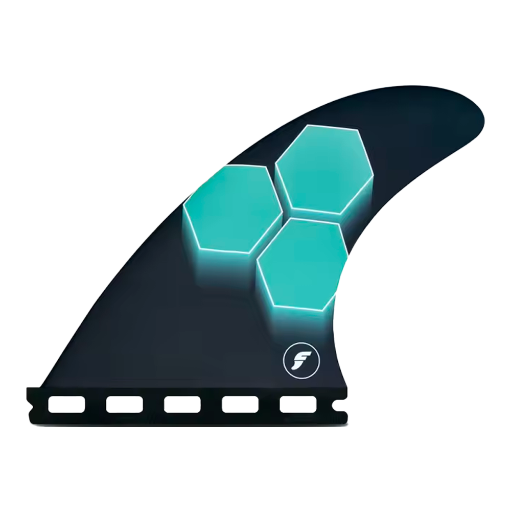 Futures - Ailerons thruster - AM1 Honeycomb RTM turqoise