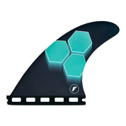 Futures - Ailerons thruster - AM1 Honeycomb RTM turqoise
