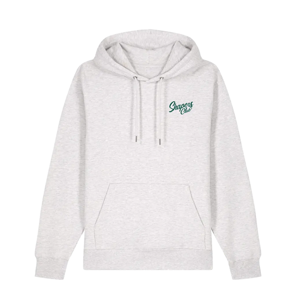 Shapers Club - Hoodie - Classic logo GREEN - Gris - Face avant