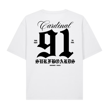 Cardinal - T-Shirt Oversize - Since 1991 - Blanc - Face arrière